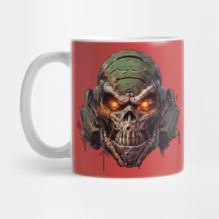 Space Doom Marine Classic Game Skull Mug